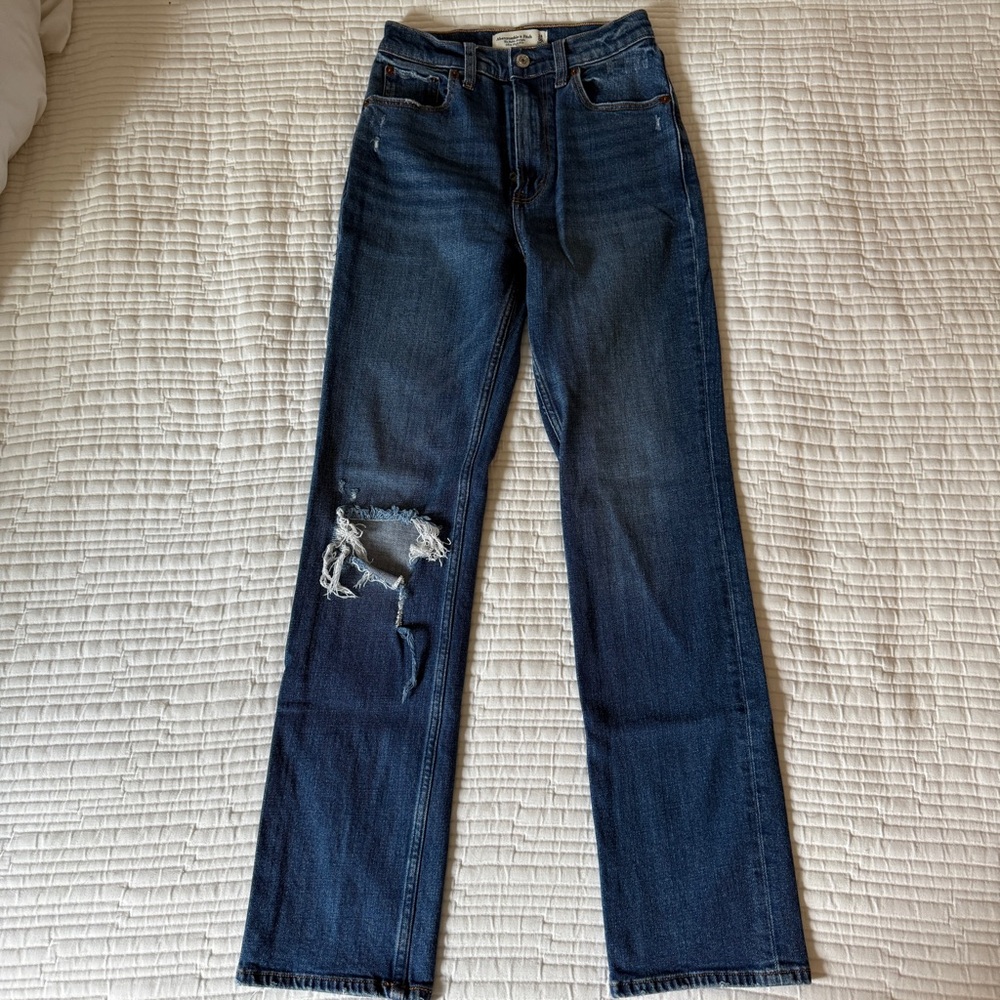 Abercrombie & Fitch Ankle Straight Jeans